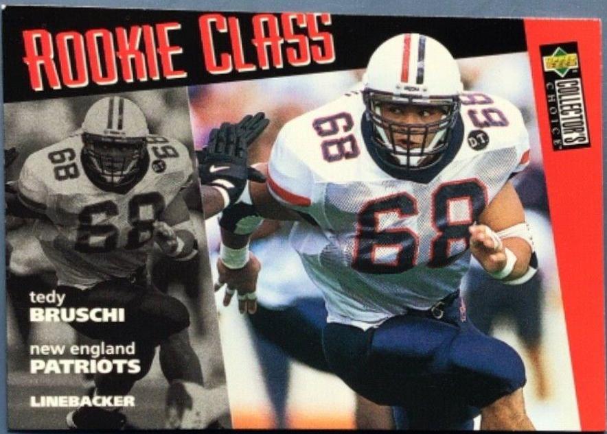 Tedy Bruschi #37 Football Cards 1996 Collector's Choice