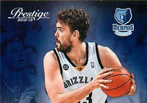 Marc Gasol #50 Basketball Cards 2012 Panini Prestige