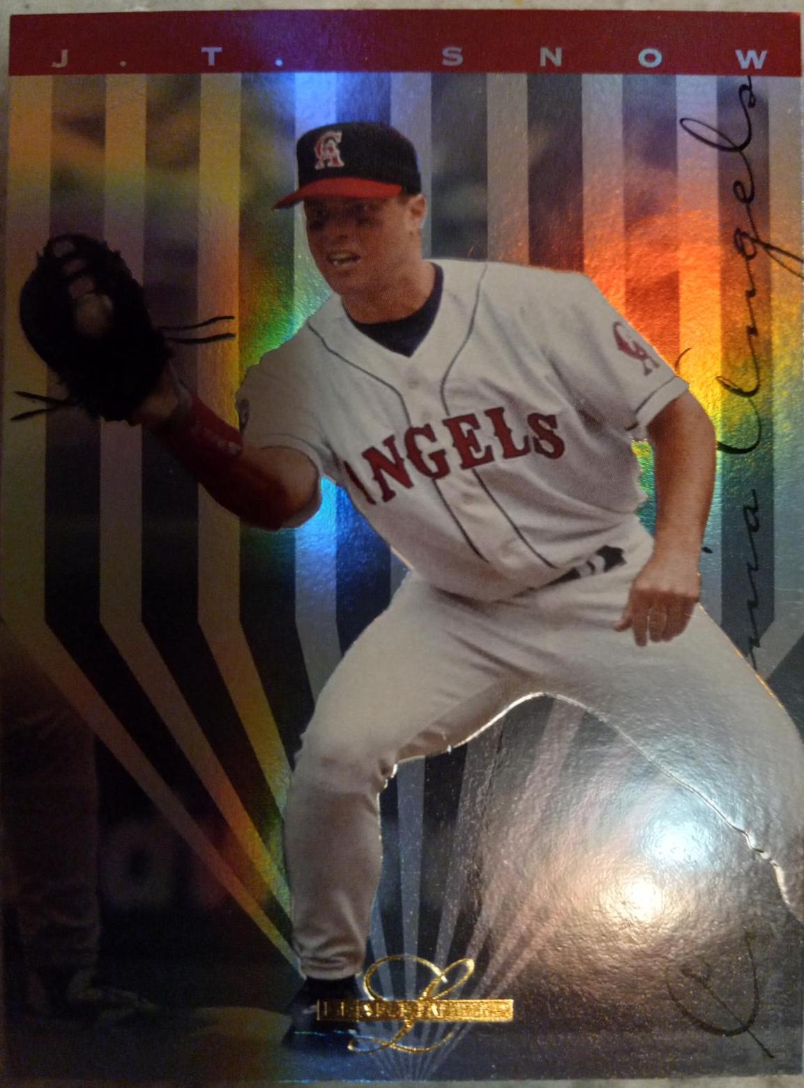 J.T. Snow #57 Baseball Cards 1995 Leaf Limited