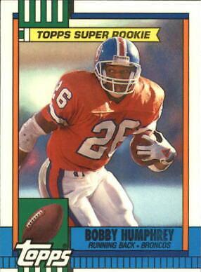 Bobby Humphrey #32 Football Cards 1990 Topps Tiffany
