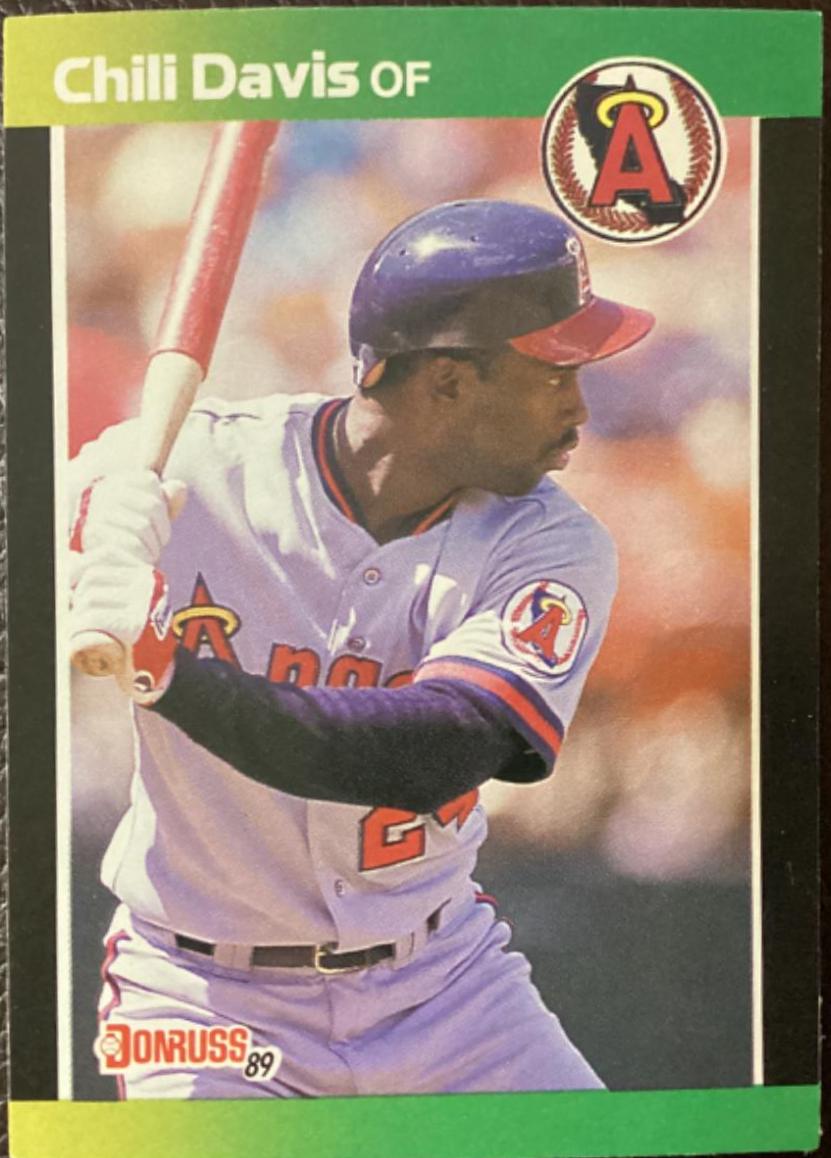 Chili Davis #115 Baseball Cards 1989 Donruss Baseball's Best