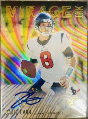 David Carr #MI-DC Football Cards 2021 Panini Illusions Mirage Ink Autographs