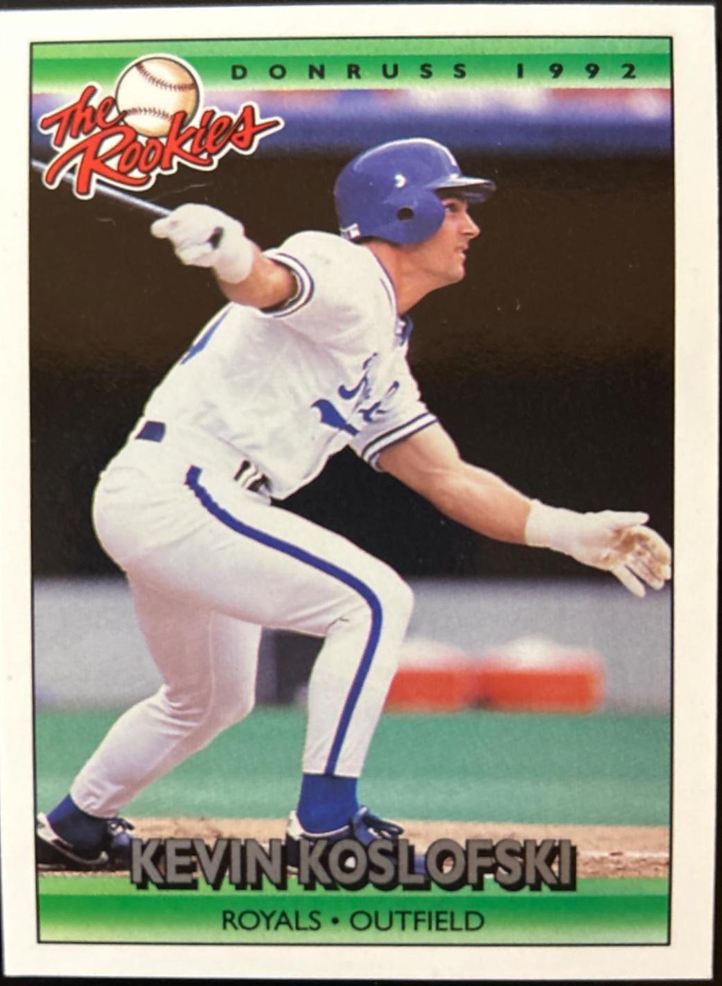 Kevin Koslofski #63 Baseball Cards 1992 Panini Donruss Rookies
