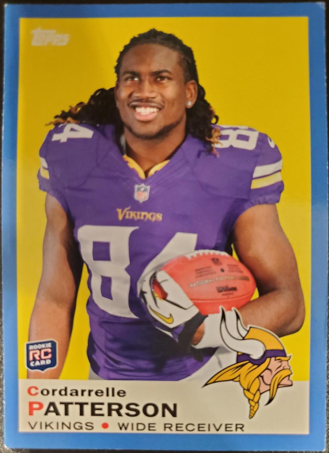 Cordarrelle Patterson #9 Football Cards 2013 Topps