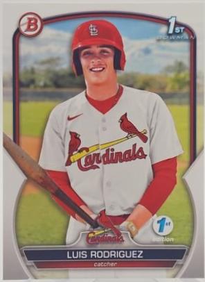 Luis Rodriguez #BPPF-130 Baseball Cards 2023 Bowman 1st Edition