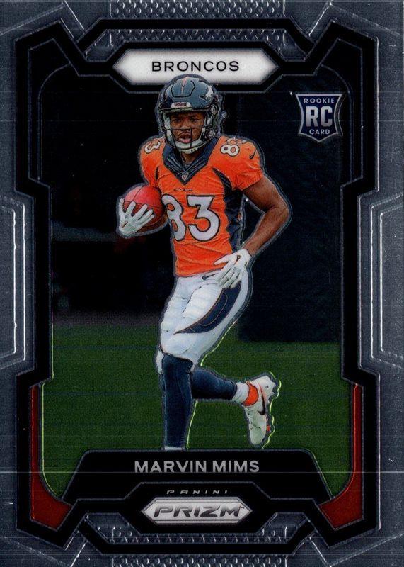 Marvin Mims #327 Football Cards 2023 Panini Prizm