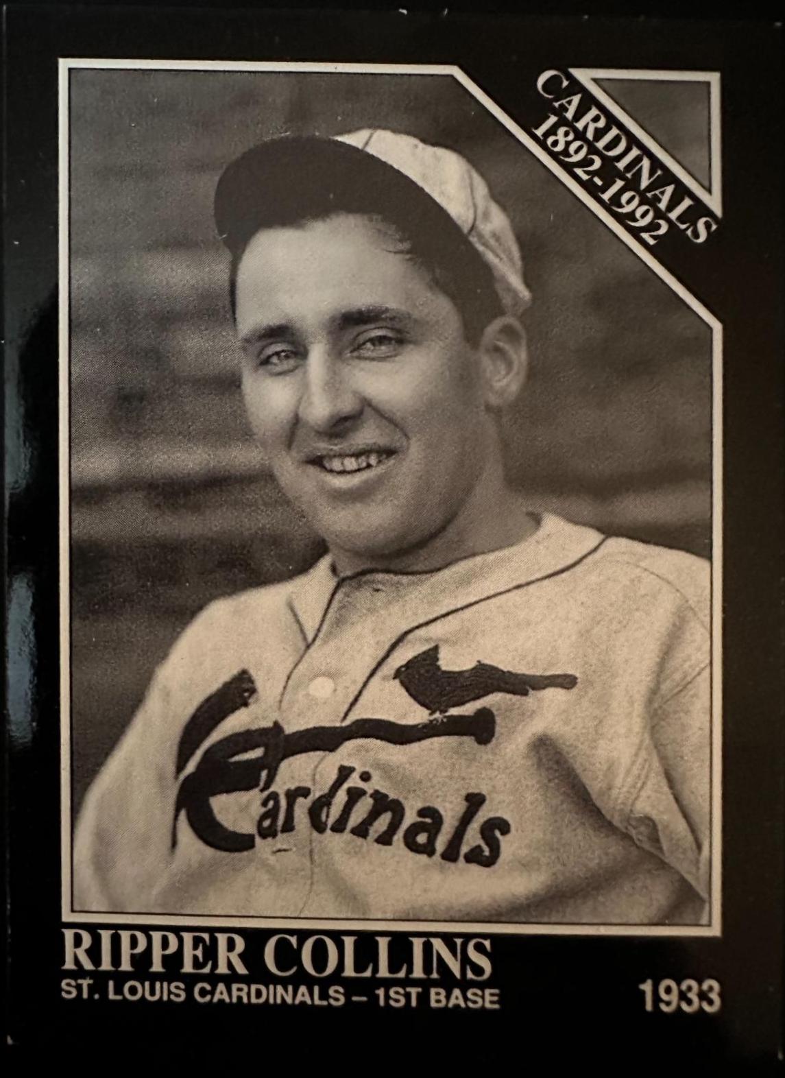 Ripper Collins #656 Baseball Cards 1992 Conlon Collection