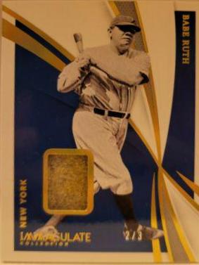 Babe Ruth #2 Baseball Cards 2021 Panini Immaculate Collection