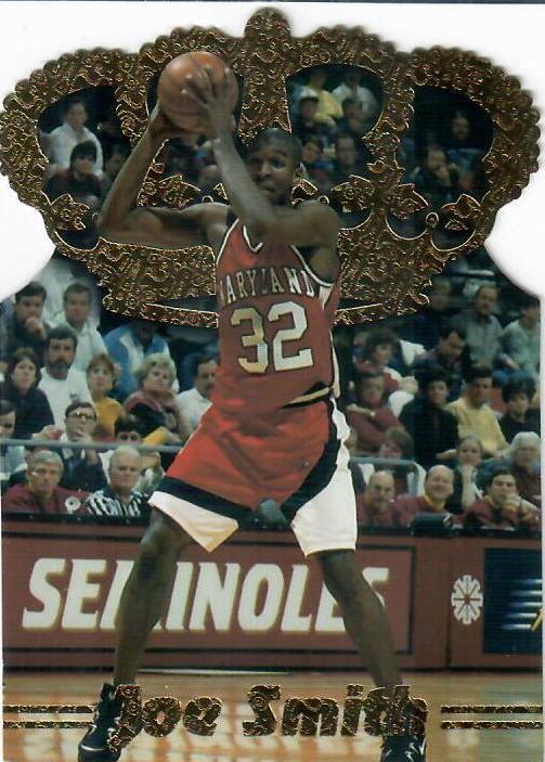 Joe Smith #DC-11 Basketball Cards 1995 Pacific Prisms Gold Crown Die Cuts