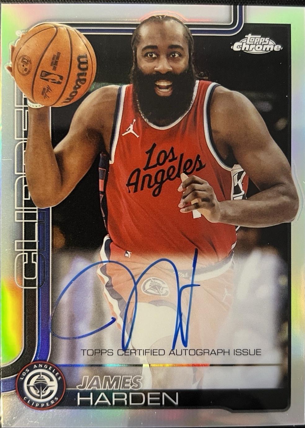 James Harden [Refractor] #TCA-JH Prices | 2025 Topps Chrome