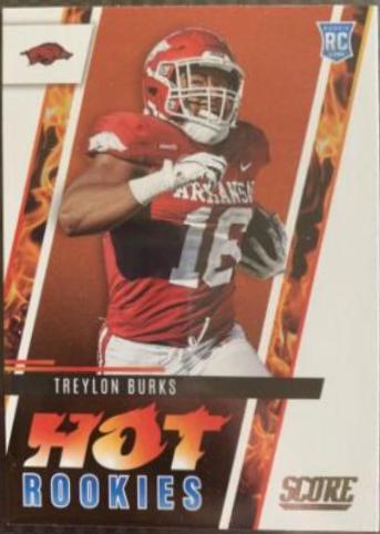 Treylon Burks #HR12 Football Cards 2022 Panini Score Hot Rookies
