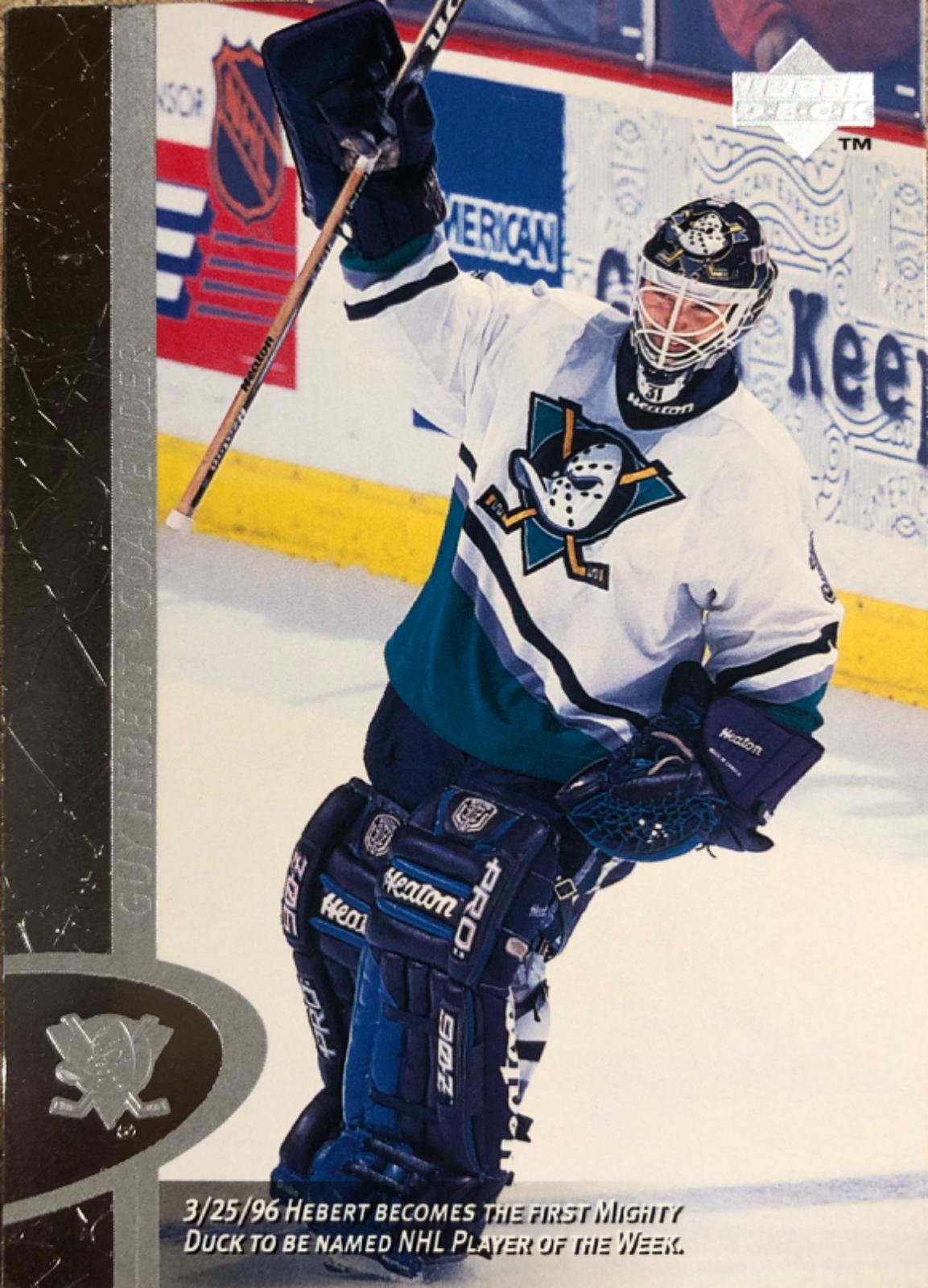 Guy Hebert #2 Hockey Cards 1996 Upper Deck