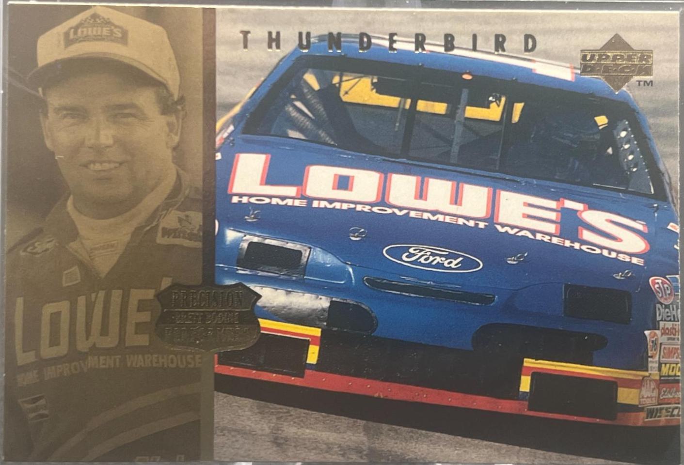 Brett Bodine - Thunderbird #90 Racing Cards 1996 Upper Deck NASCAR