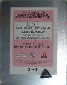 Brian Waters, Casey Wiegmann, Will Shields