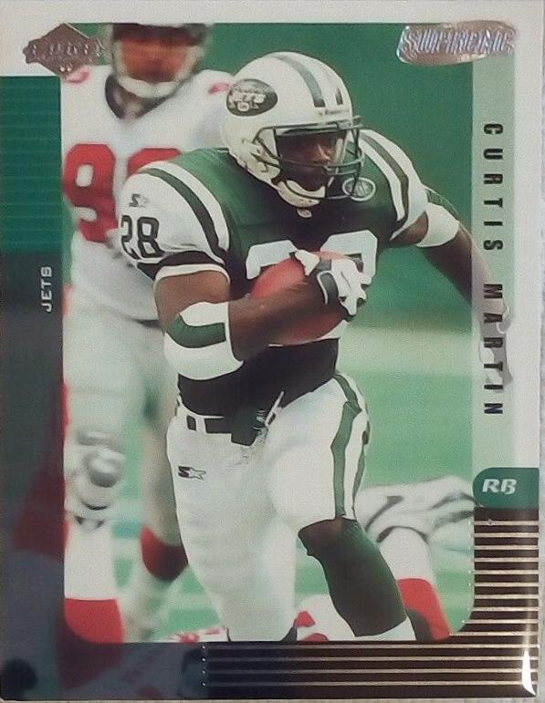 Curtis Martin #88 Football Cards 1999 Collector's Edge Supreme