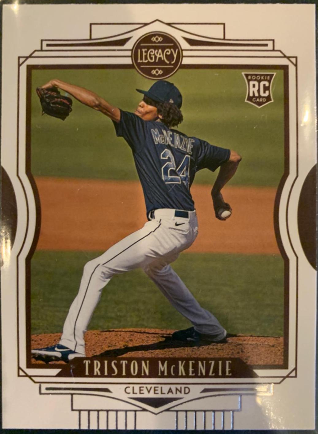 Triston McKenzie #13 Baseball Cards 2021 Panini Chronicles Legacy