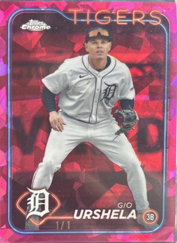 Gio Urshela [Red Crackle Foilboard] #US346