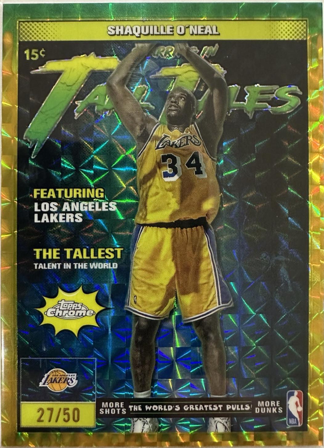 Shaquille O'Neal [Refractor Gold] #TT-11
