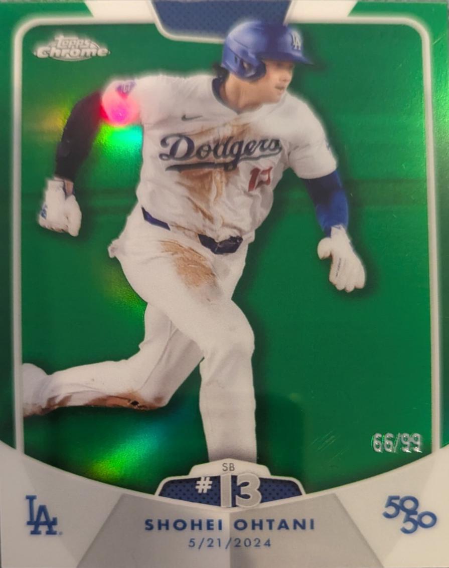 Shohei Ohtani [Green Refractor] #SB13