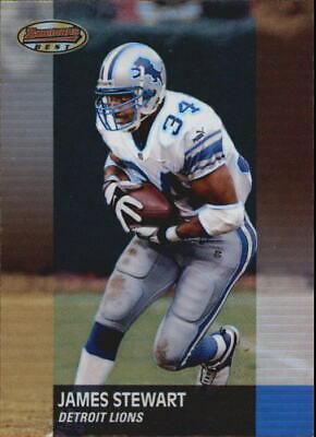 James Stewart #32 Football Cards 2001 Bowman's Best