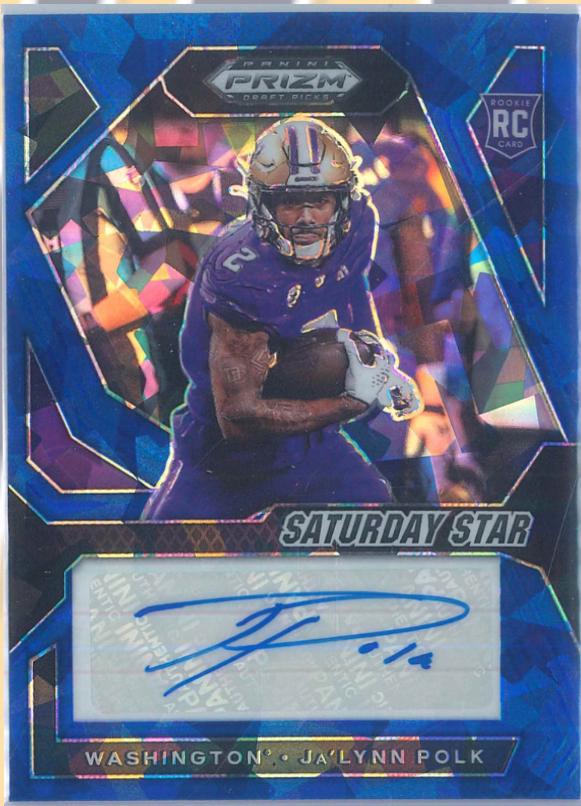Ja'Lynn Polk #SSS-JPK 2024 Panini Prizm Draft Picks Saturday Star Signature Football