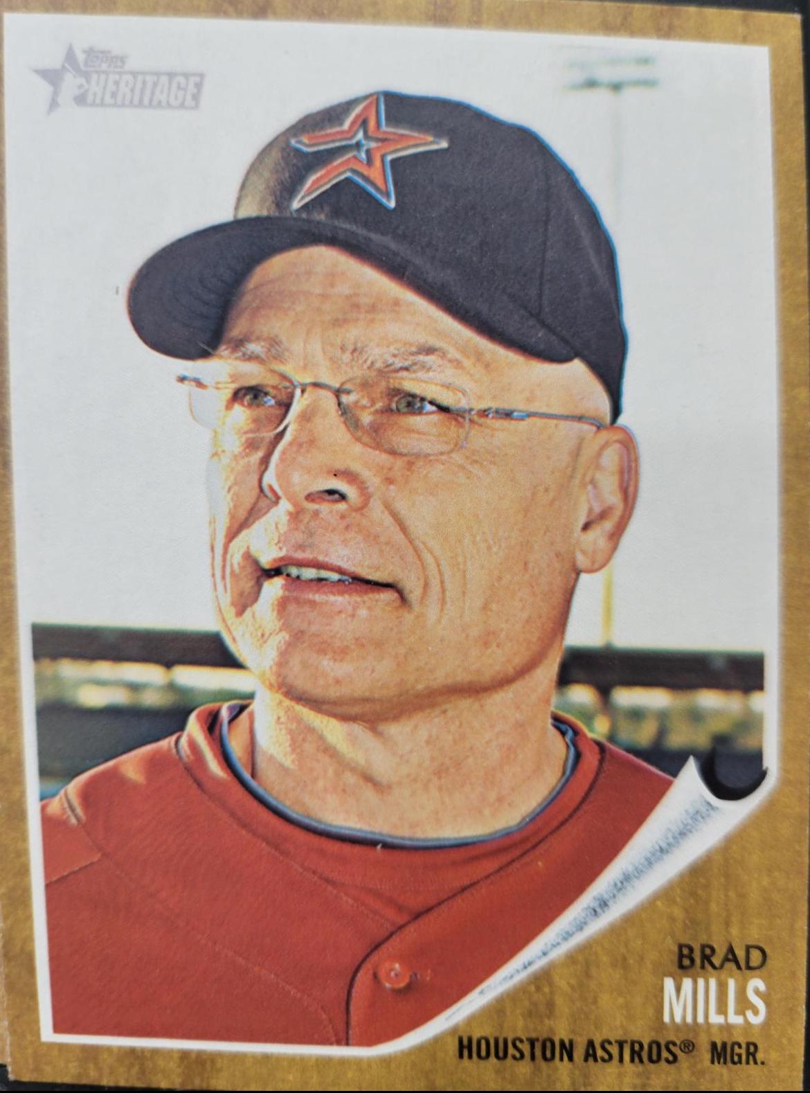 Brad Mills #12 Baseball Cards 2011 Topps Heritage