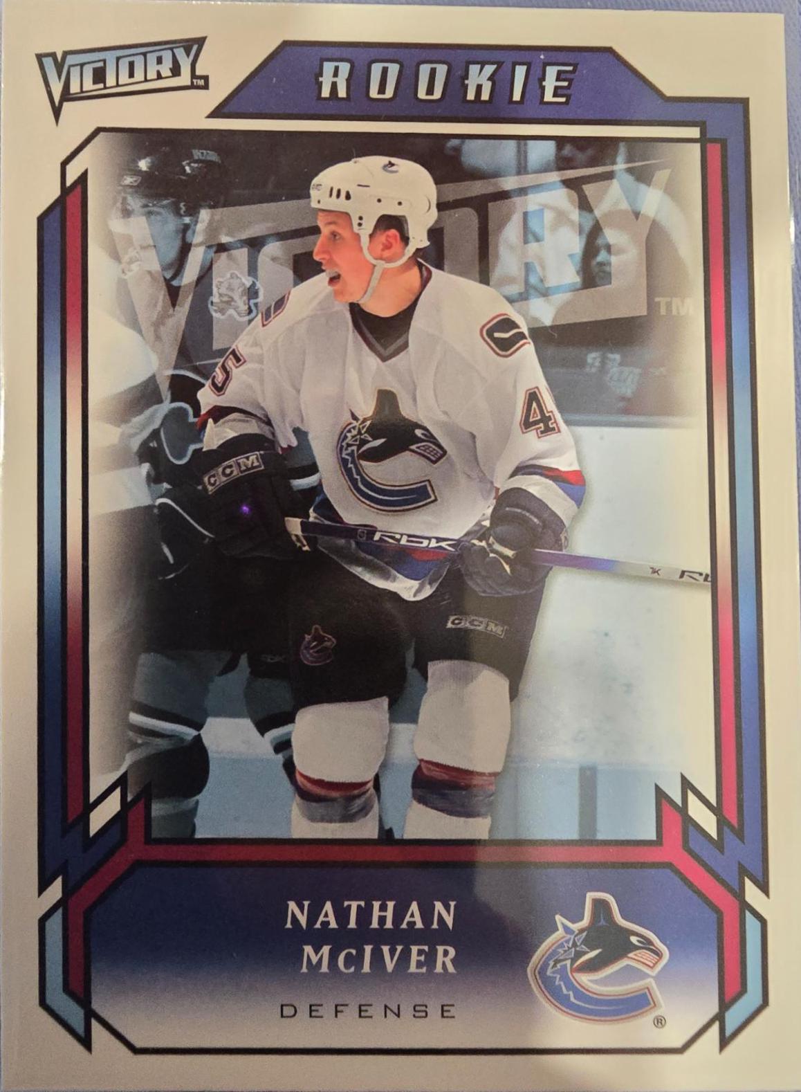 Nathan McIver #330 2006 Upper Deck Victory Hockey