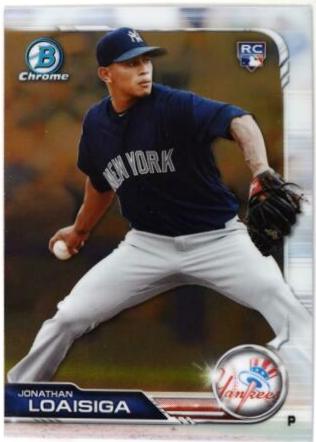 Jonathan Loaisiga #12 Baseball Cards 2019 Bowman Chrome