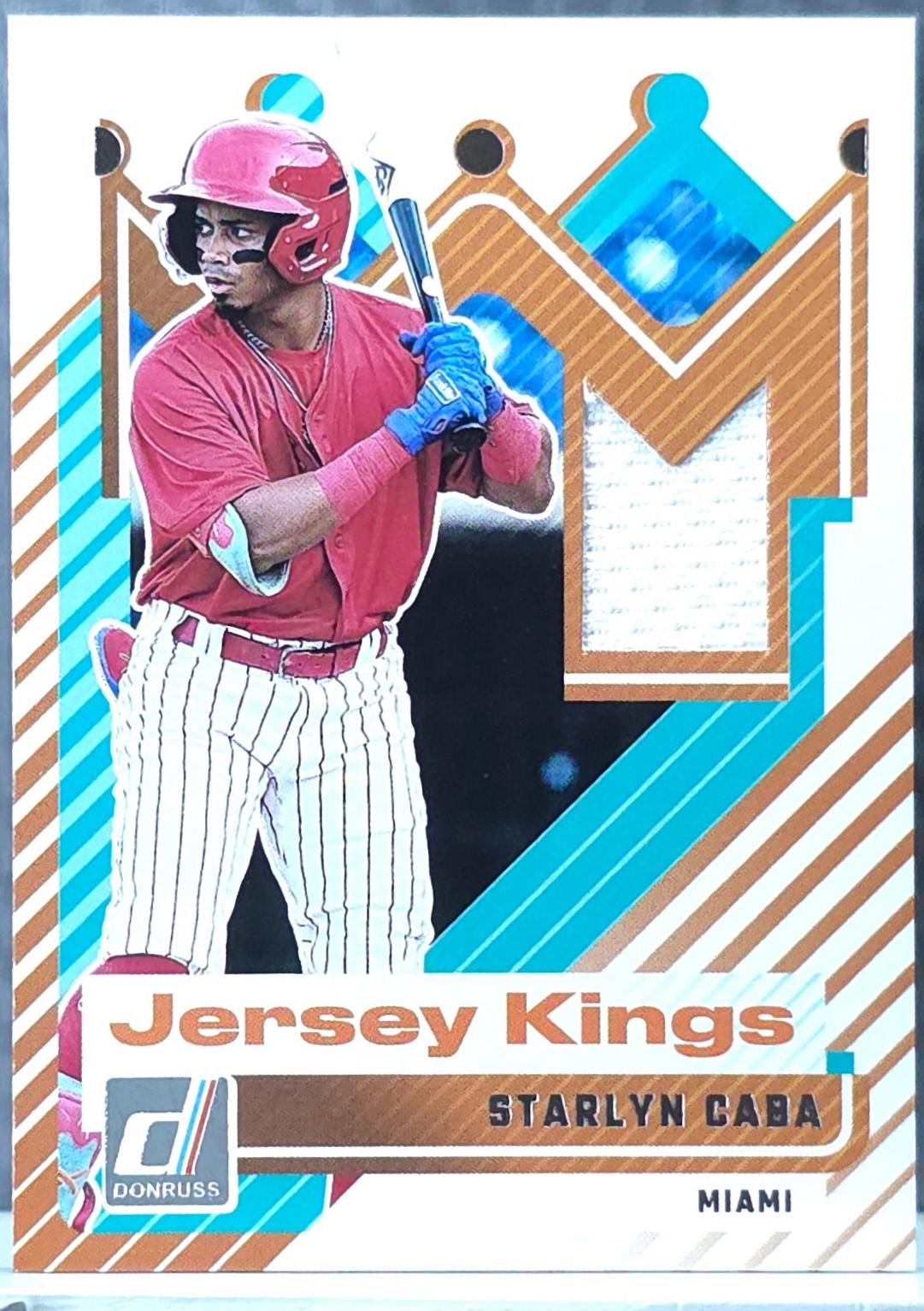 Starlyn Caba #JK-SC 2025 Panini Donruss Jersey Kings Baseball