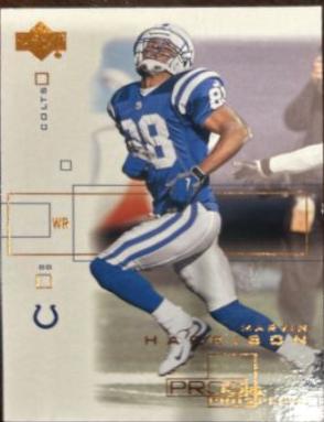 Marvin Harrison #38 Football Cards 2001 Upper Deck Pros & Prospects