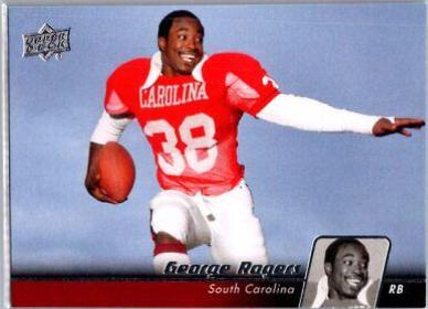 George Rogers #21 Football Cards 2011 Upper Deck