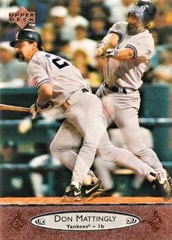 Don Mattingly #154 Baseball Cards 1996 Upper Deck