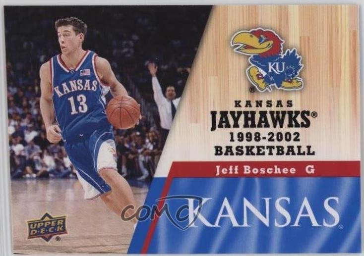 Jeff Boschee #64 2013 Upper Deck University Of Kansas Basketball