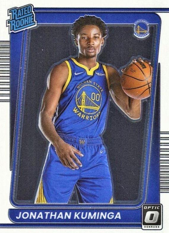 Jonathan Kuminga #190 Basketball Cards 2021 Panini Donruss Optic