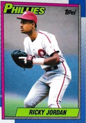 Ricky Jordan #216 Baseball Cards 1990 Topps