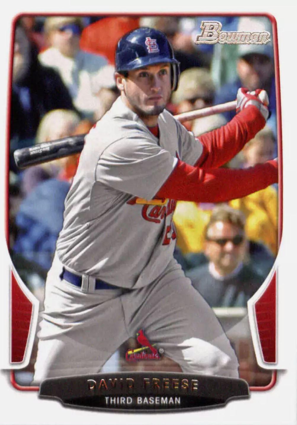 David Freese #6 Baseball Cards 2013 Bowman