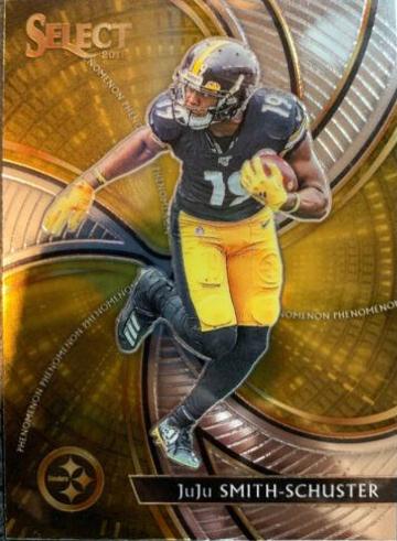 JuJu Smith Schuster #1 Football Cards 2019 Panini Select Phenomenon