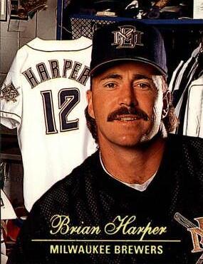 Brian Harper #44 Baseball Cards 1994 Studio