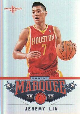 Jeremy Lin #50 Basketball Cards 2012 Panini Marquee