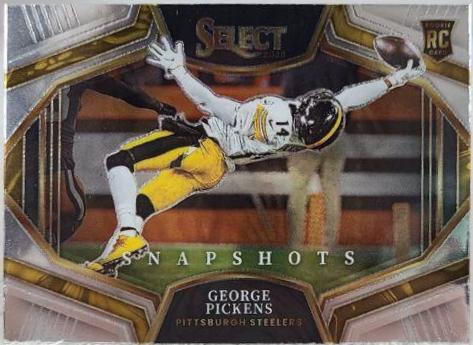George Pickens #SS-6 Football Cards 2022 Panini Select Snapshots