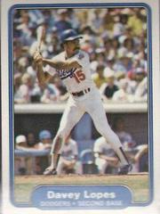 Davey Lopes #12 Baseball Cards 1982 Fleer Prices