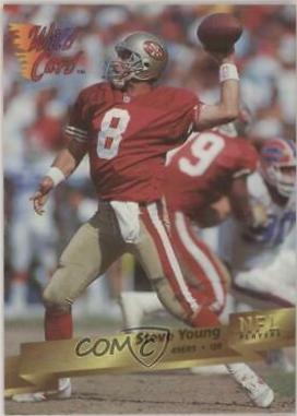 Steve Young #2 Football Cards 1993 Wild Card