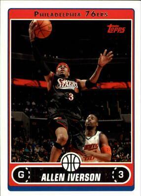 Allen Iverson #200 Basketball Cards 2006 Topps
