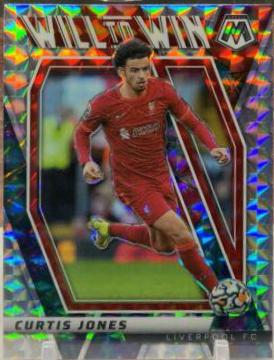 Curtis Jones #18 Soccer Cards 2021 Panini Mosaic Premier League Will to Win