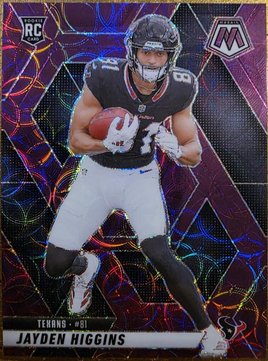 Jayden Higgins [Purple Scope] #346 Prices | 2025 Panini Mosaic