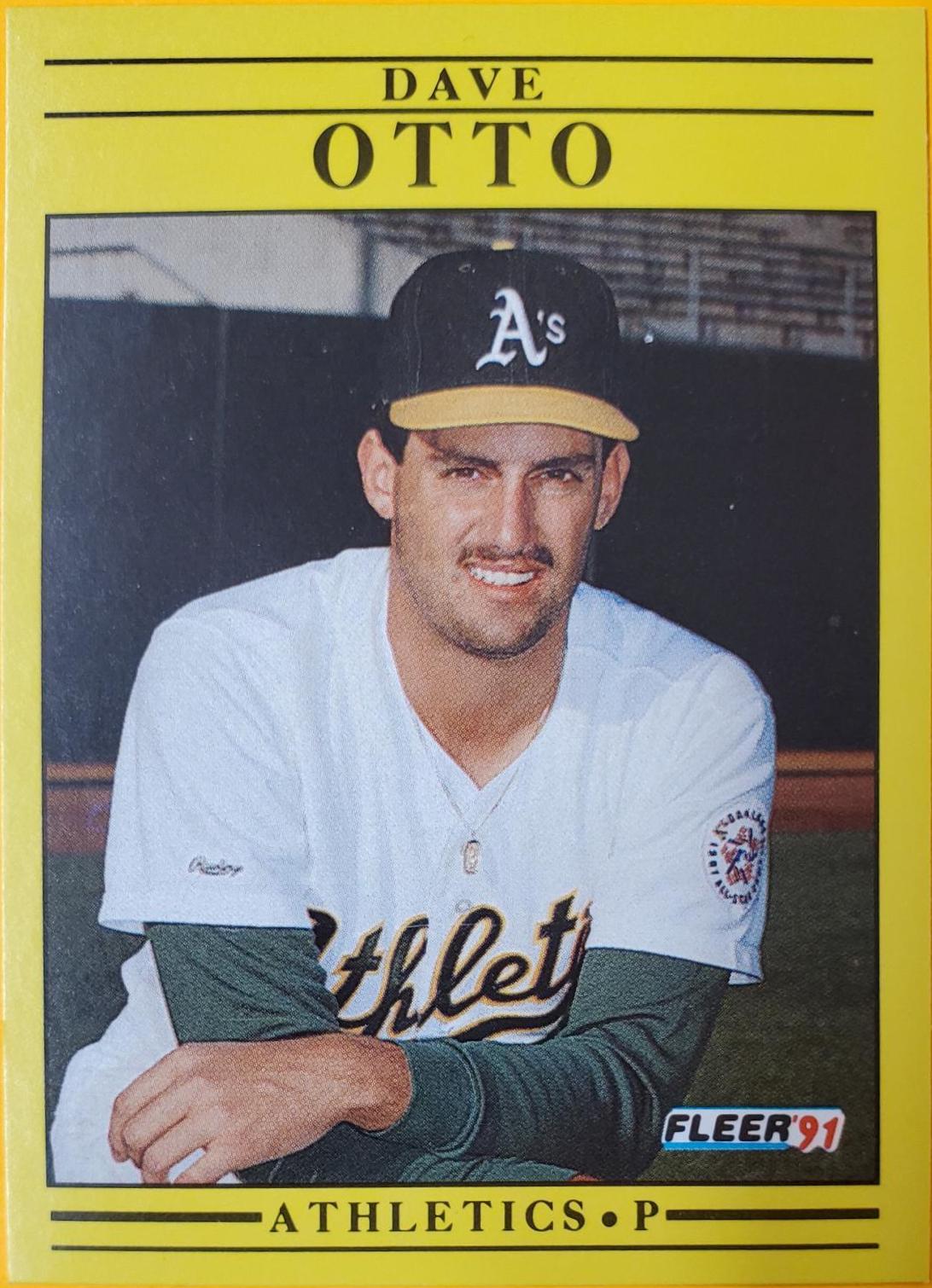 Dave Otto #20 Baseball Cards 1991 Fleer