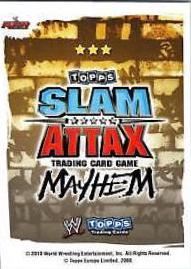 Ezekiel Jackson Wrestling Cards 2010 Topps Slam Attax WWE Mayhem