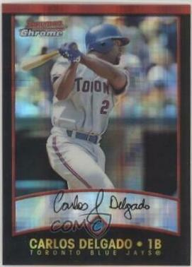 Carlos Delgado #9 Baseball Cards 2001 Bowman Chrome