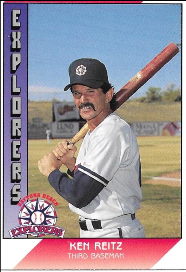 Ken Reitz #33 Baseball Cards 1991 Pacific Senior League