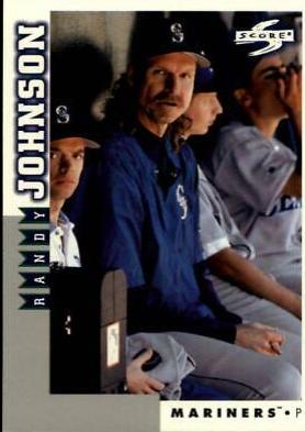 Randy Johnson #7 Baseball Cards 1998 Score Rookie Traded